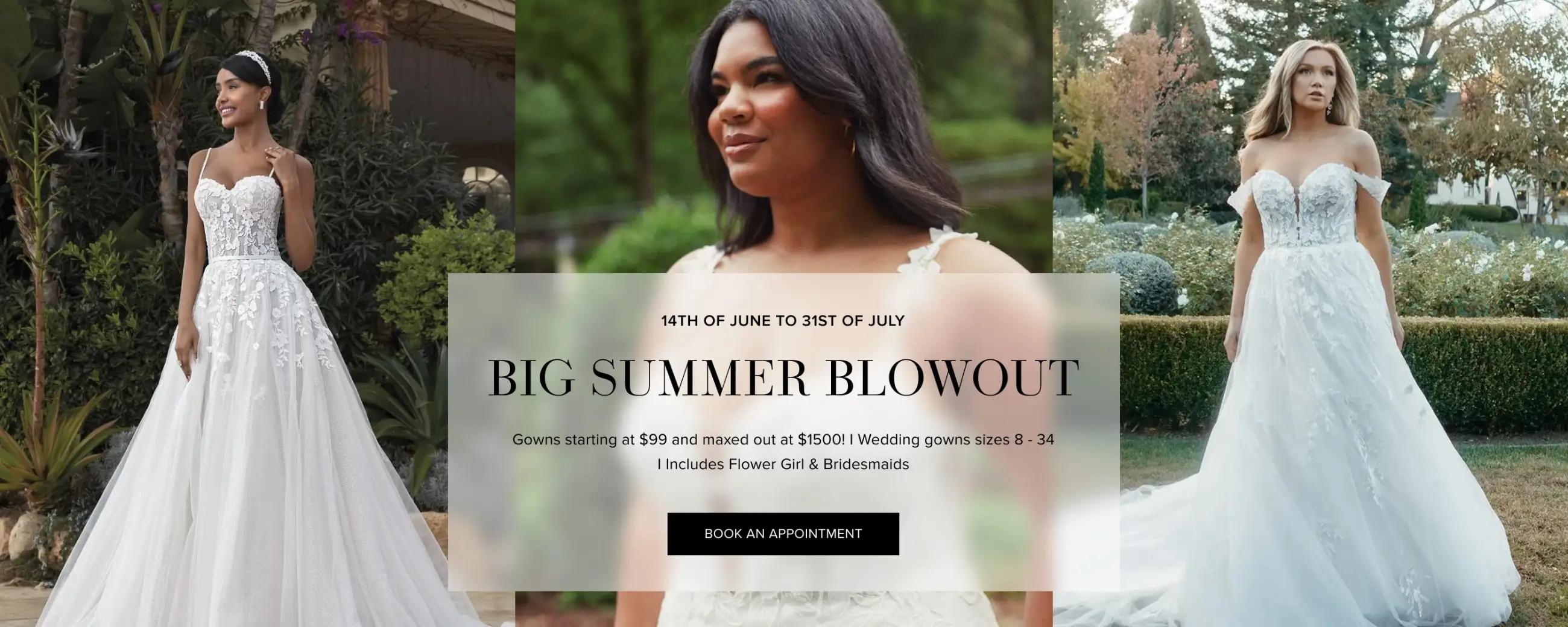 Big summer blowout promotion desktop banner