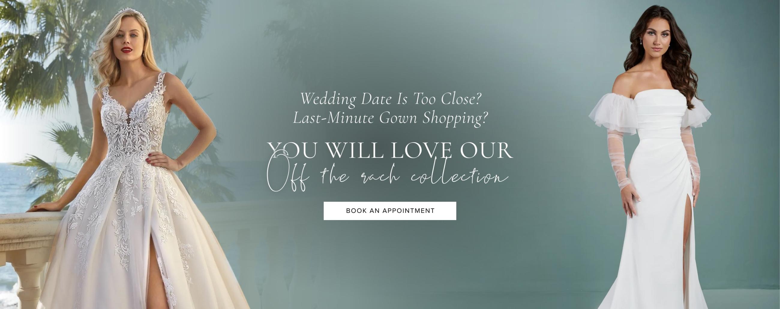 Wedding Date is too close? Banner for desktop
